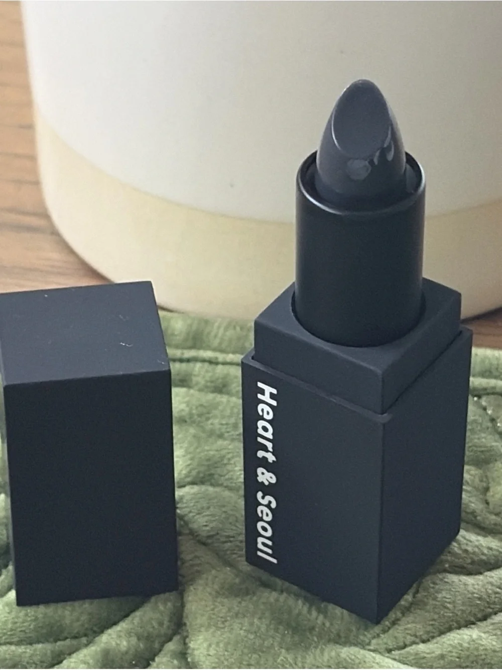 The Beauty Spy Heart & Seoul Black Rose Lipstick NWOB